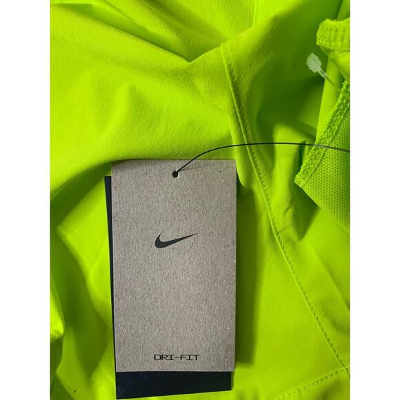 Nike Dri Fit Running Short Womens Size 2X Atomic Green Brief Lined 3" Activewear - Picture 8 of 10